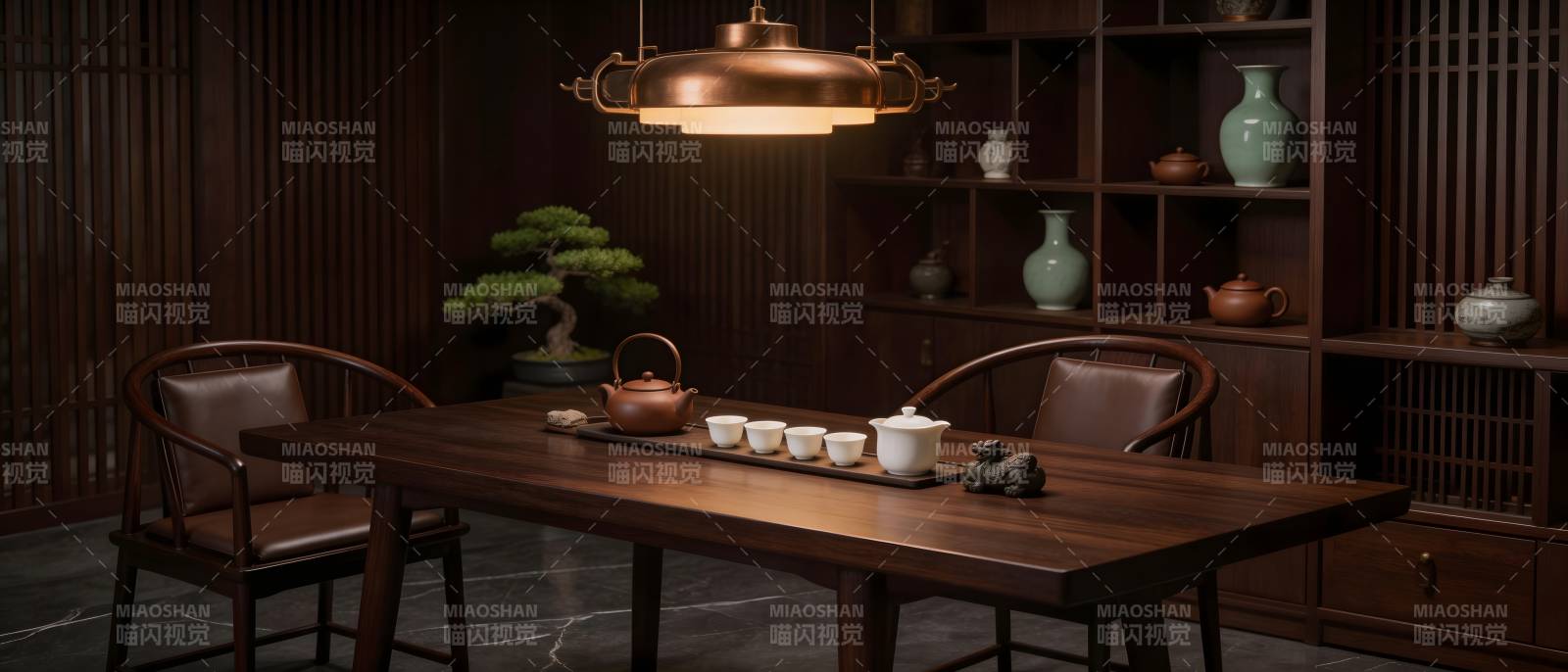 中式茶室 静谧雅韵图片