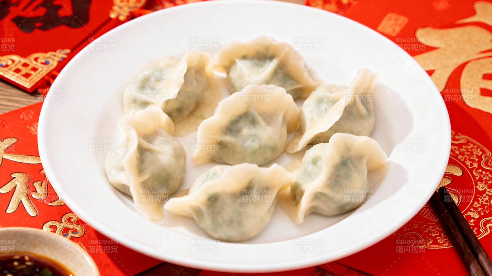 春节饺子 喜庆团圆味图片