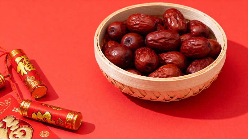 红枣迎春 福满新年图片