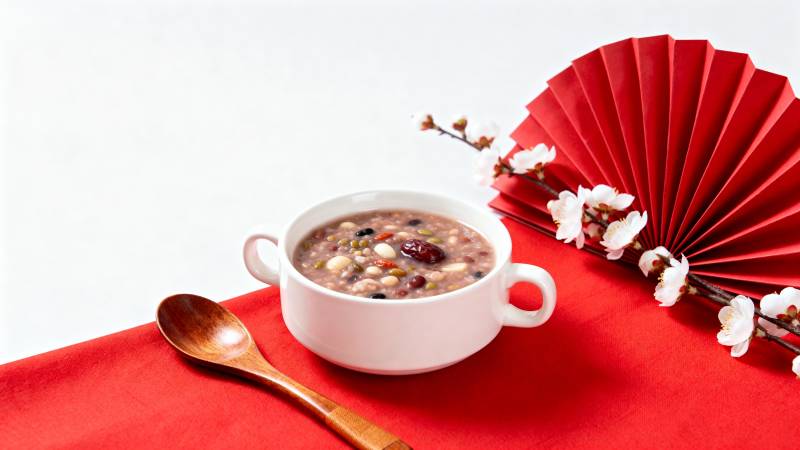 红扇伴粥 年味暖心图片