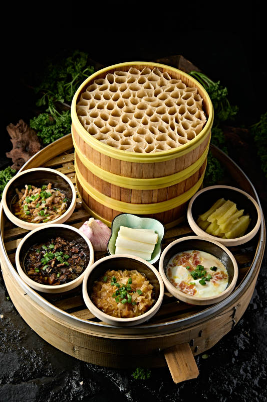 张垣美食粗粮健康的蒸莜面窝窝图片