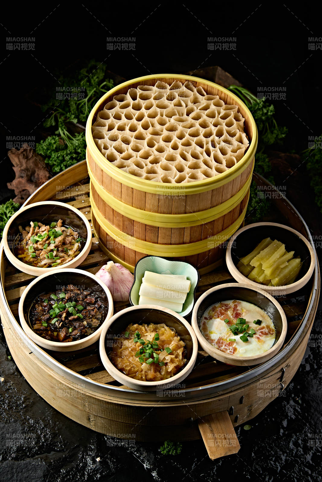 张垣美食粗粮健康的蒸莜面窝窝图片