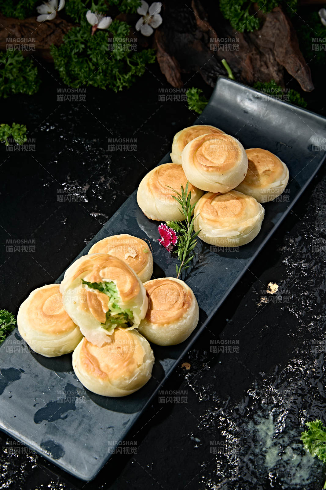 西葫芦馅料千层酥皮图片