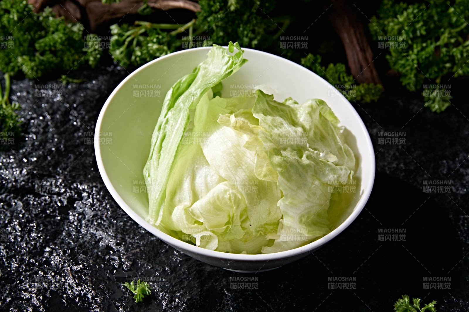 火锅涮菜食材新鲜球形西生菜图片