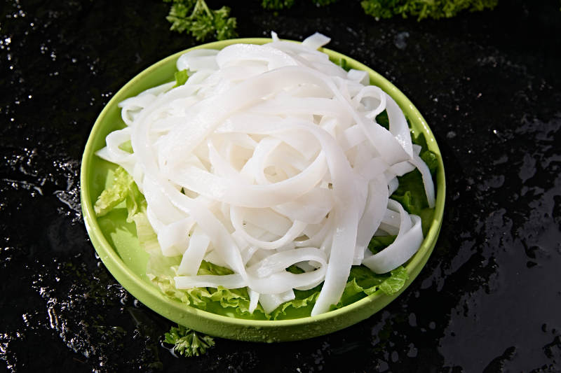 火锅涮煮食材新鲜湿河粉图片