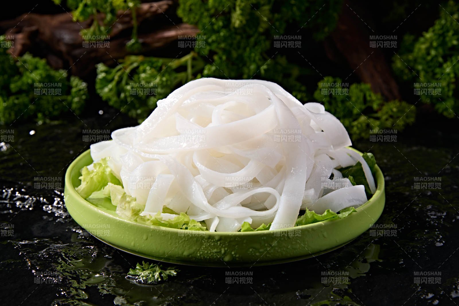 火锅涮煮食材新鲜湿河粉图片