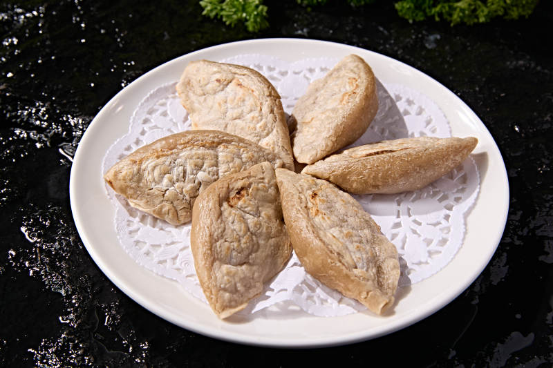 农家杂粮面食手工莜面锅巴饺子图片