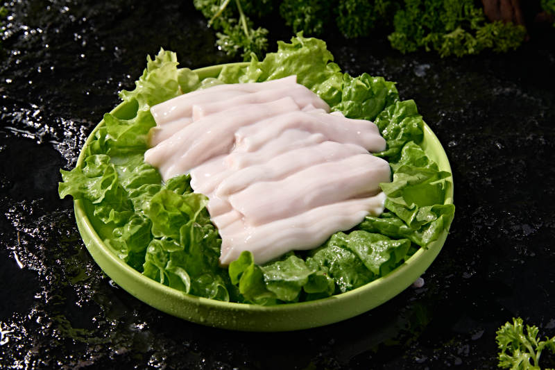 火锅涮煮生鲜食材鲜切段生牛骨髓图片