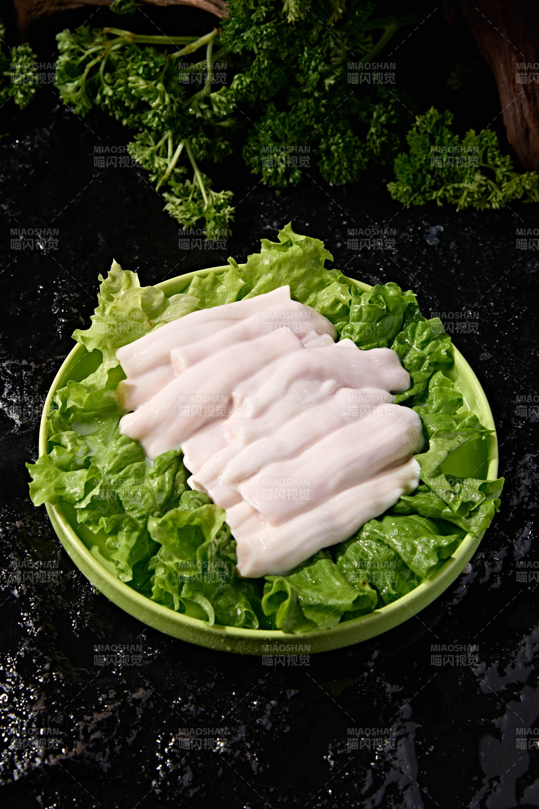 火锅涮煮生鲜食材鲜切段生牛骨髓图片