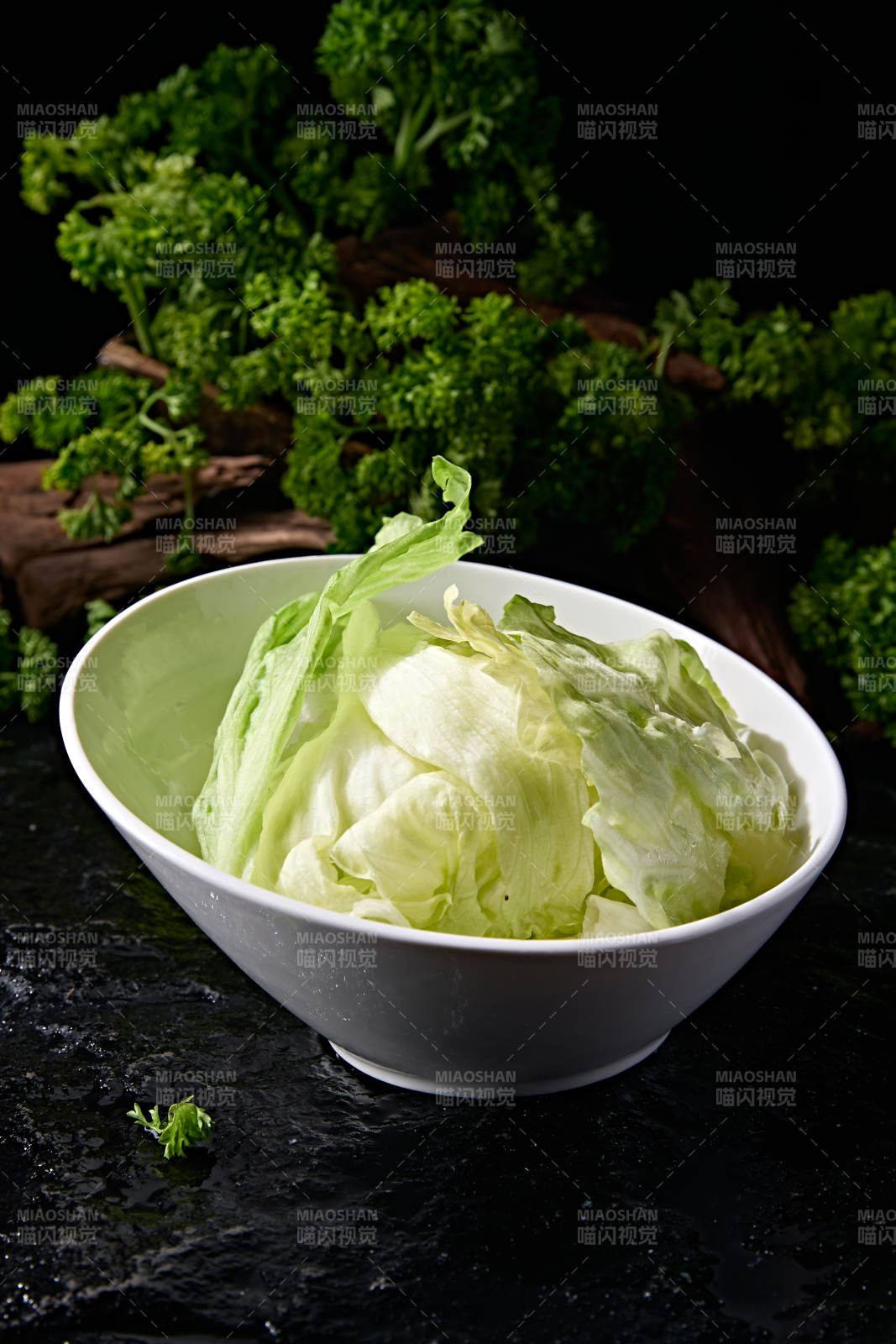 火锅涮菜食材新鲜球形西生菜图片