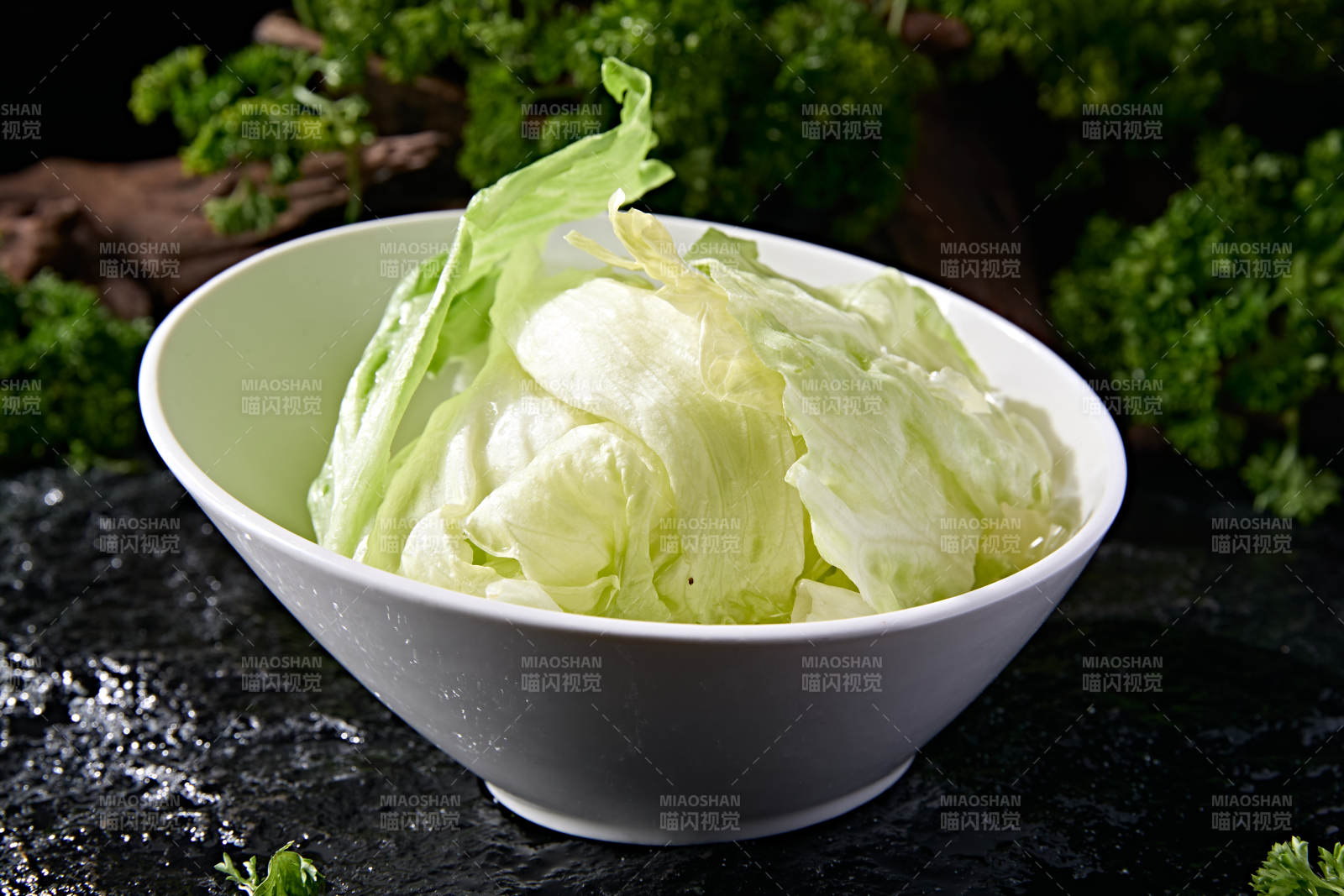 火锅涮菜食材新鲜球形西生菜图片