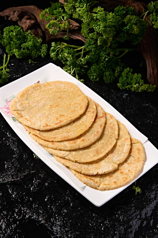 主食面点手工烙制杂粮玉米饼图片