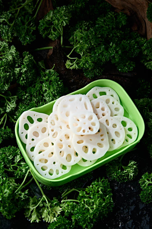 火锅食材新鲜脆藕图片