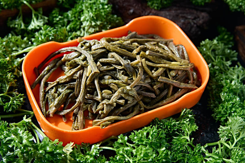 火锅食材干豇豆长豆角丝图片