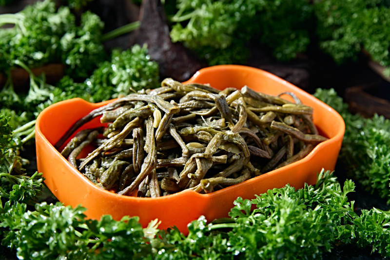 火锅食材干豇豆长豆角丝图片