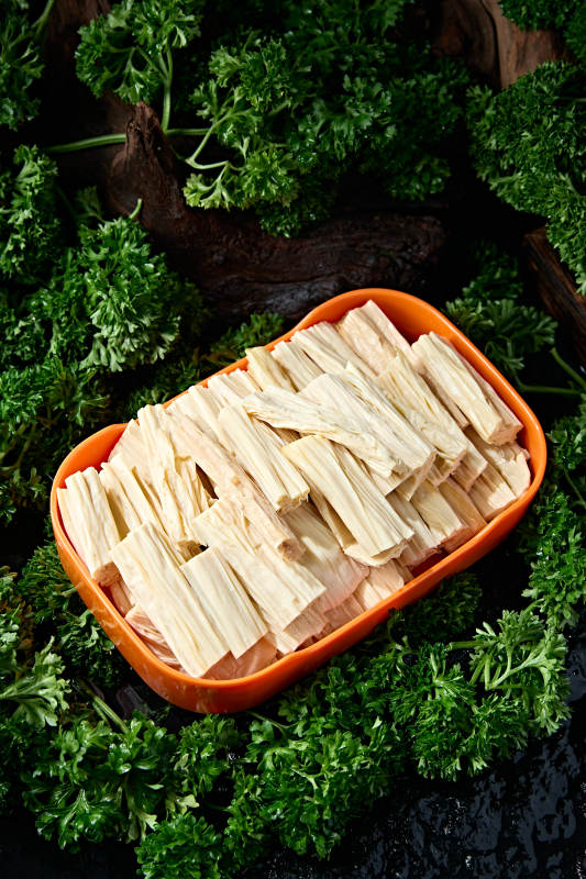 火锅食材切段腐竹豆腐皮图片