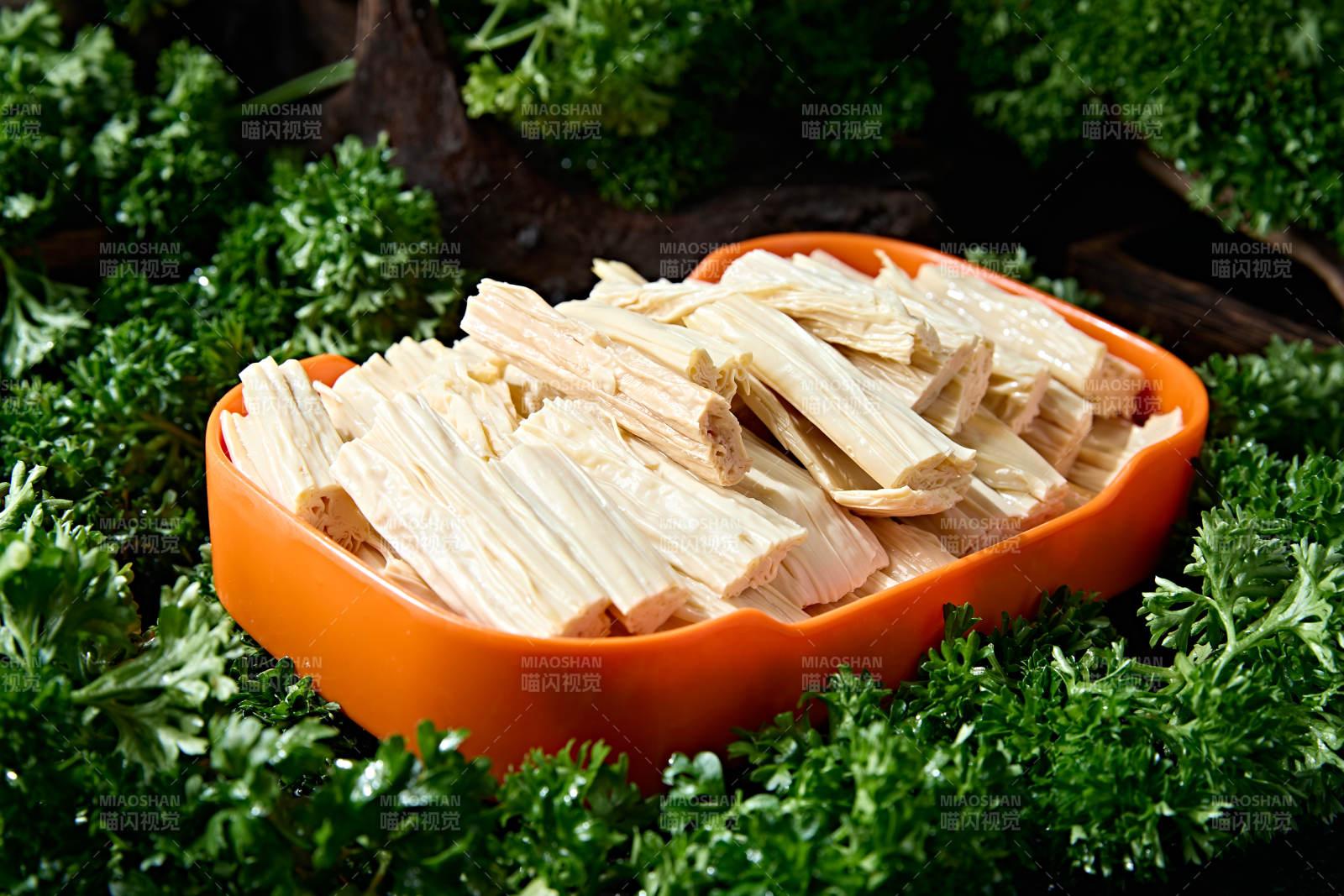 火锅食材切段腐竹豆腐皮图片