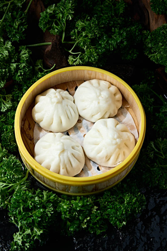 早餐点心现蒸手工鲜肉大包子图片