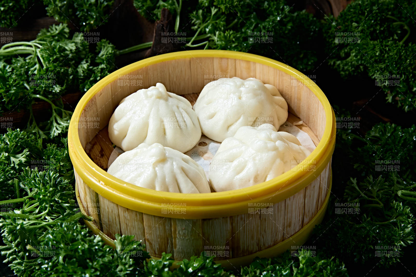 早餐点心现蒸手工鲜肉大包子图片