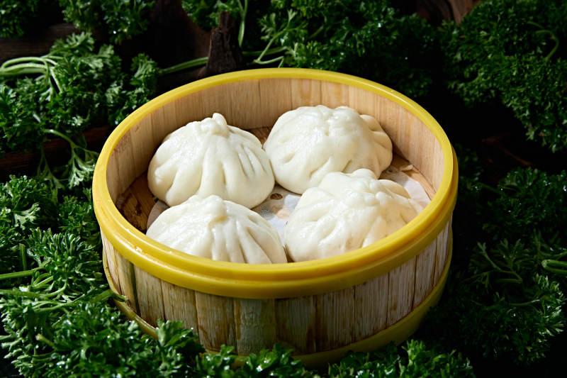 早餐点心现蒸手工鲜肉大包子图片