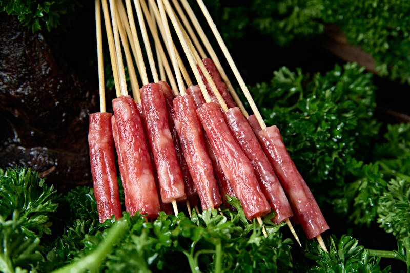 火锅食材广式腊肠小串图片
