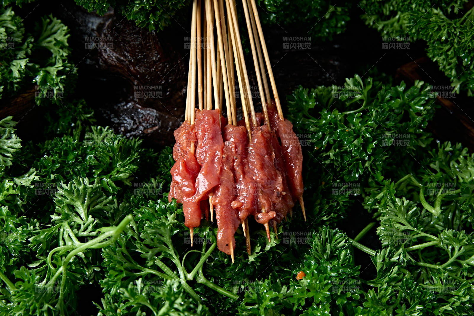 火锅食材串串生鲜牛肉图片
