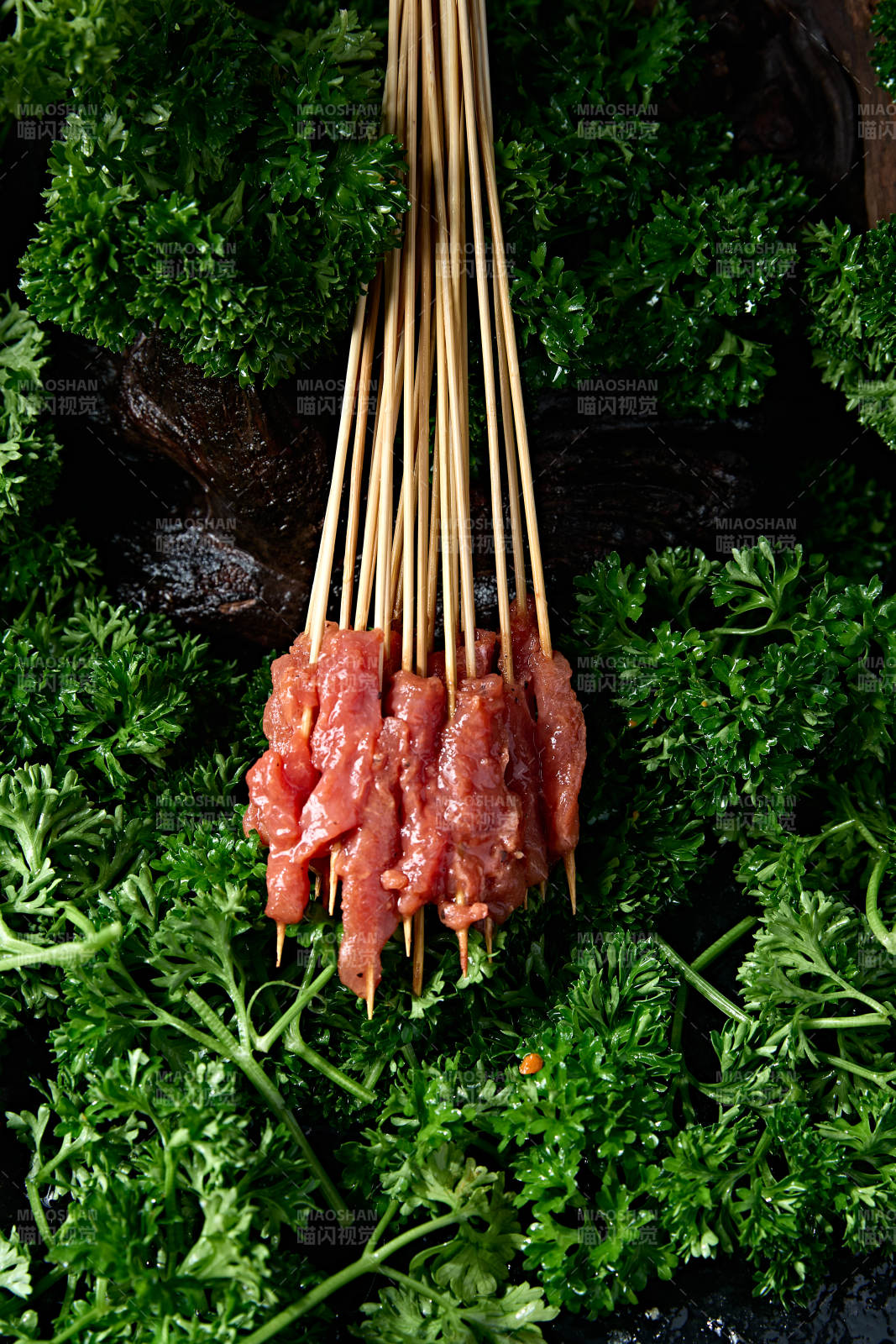 火锅食材串串生鲜牛肉图片