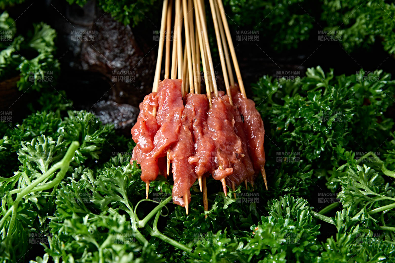 火锅食材串串生鲜牛肉图片
