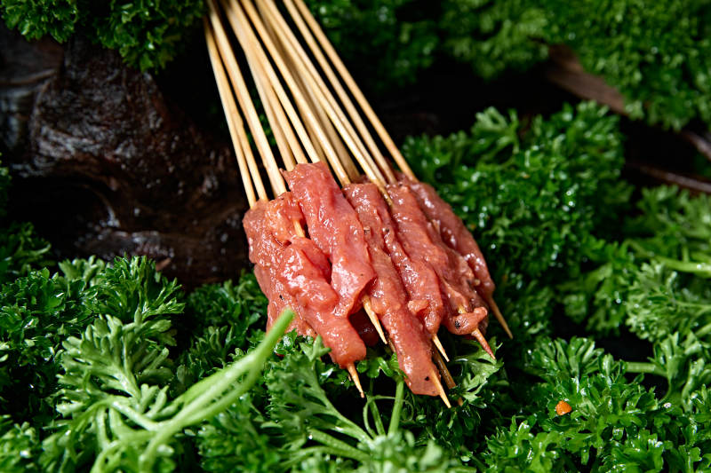 火锅食材串串生鲜牛肉图片