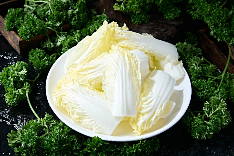 火锅食材新鲜娃娃菜图片