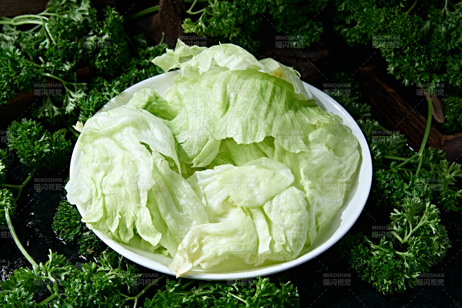 火锅食材新鲜圆生菜西生菜图片