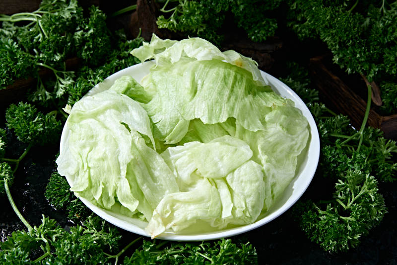 火锅食材新鲜圆生菜西生菜图片
