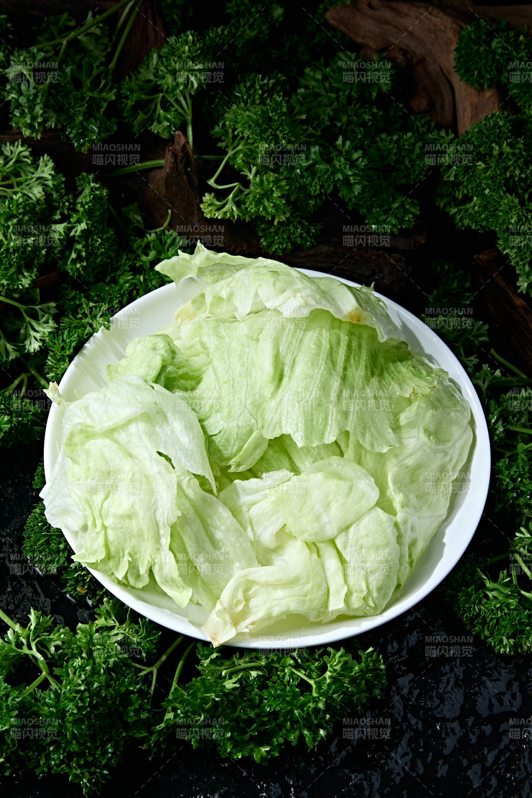 火锅食材新鲜圆生菜西生菜图片