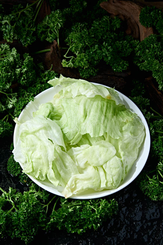 火锅食材新鲜圆生菜西生菜图片