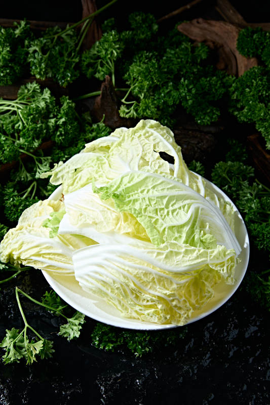 火锅食材黄心大白菜图片