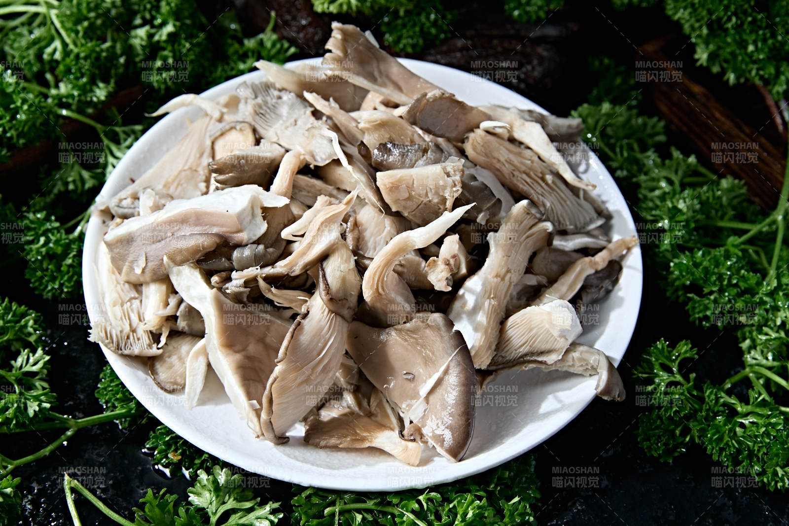 火锅食材新鲜平菇秀珍菇图片