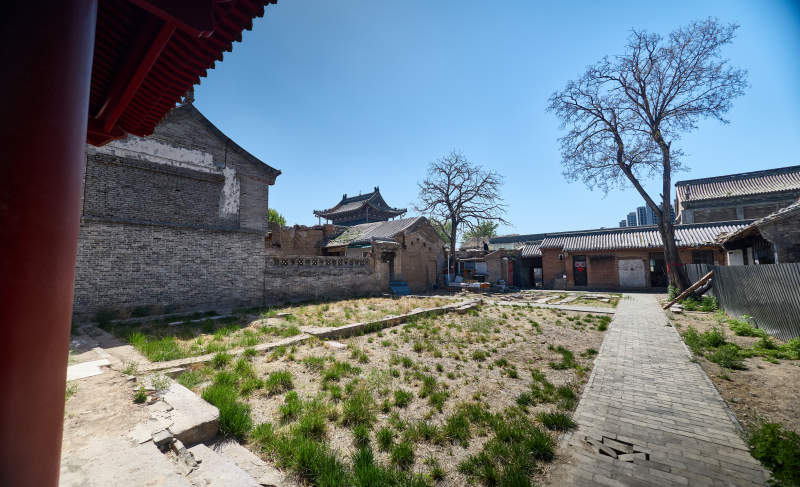 传统中式古建木结构中式四合院图片