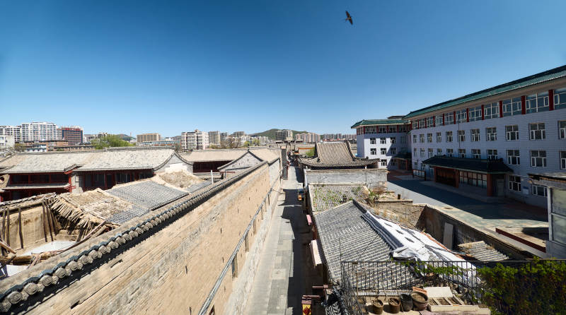 河北张家口市老城古街堡子里民居建筑图片
