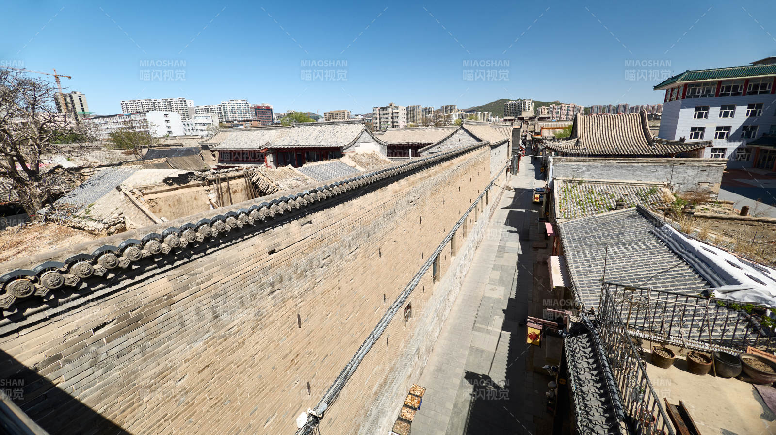 河北张家口市老城古街堡子里民居建筑图片