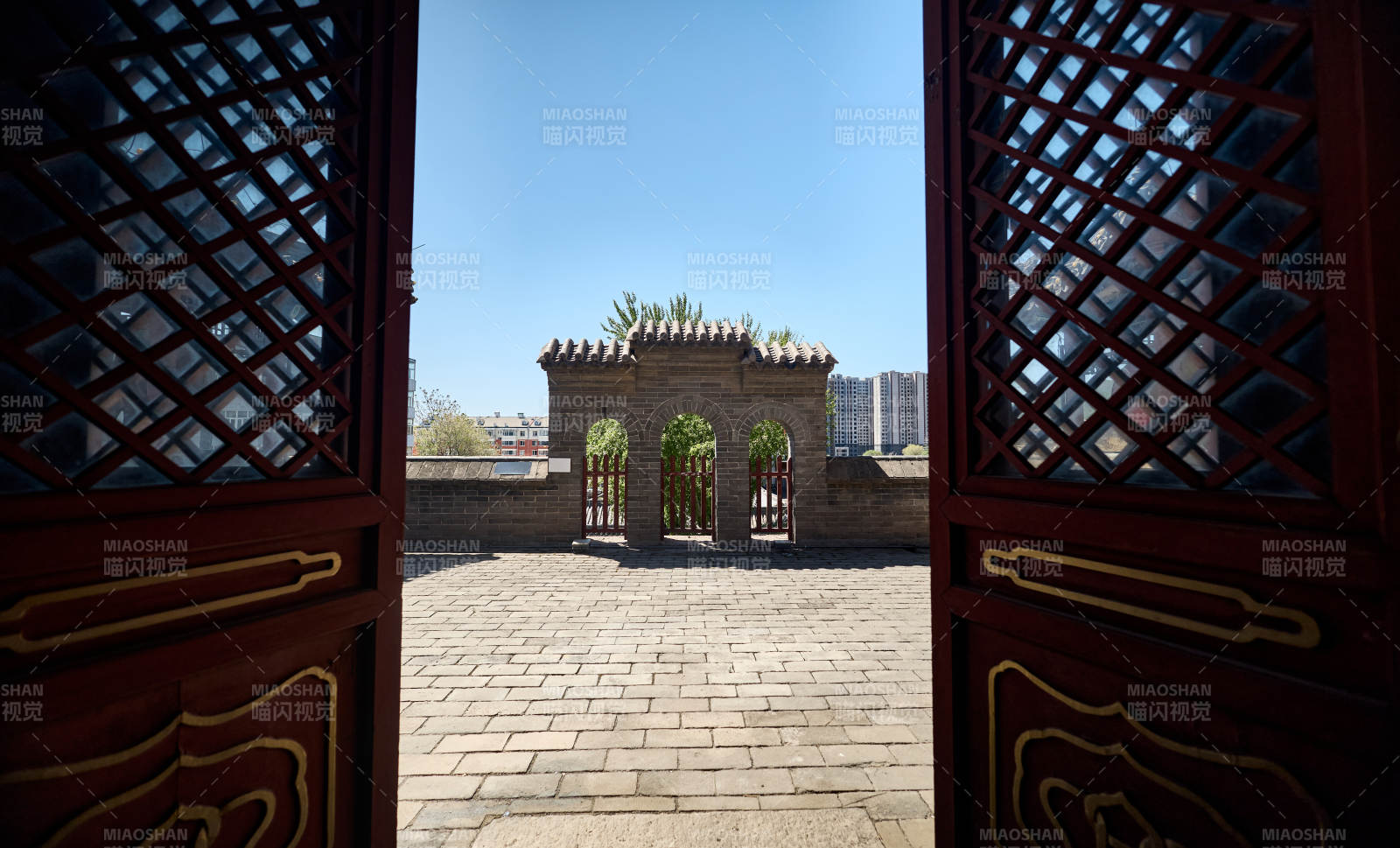 河北张家口市老城古街堡子里民居建筑图片