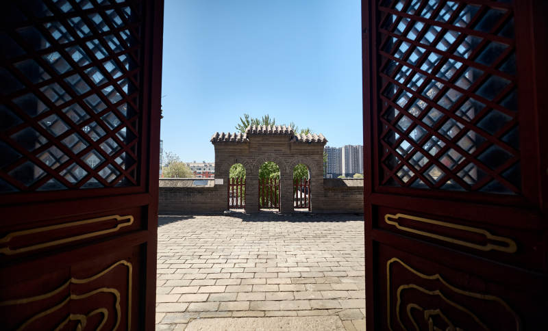 河北张家口市老城古街堡子里民居建筑图片