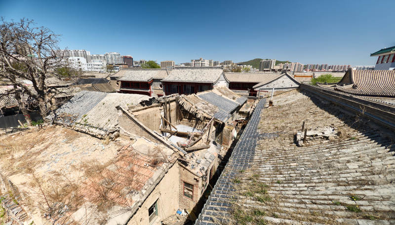 河北张家口市老城古街堡子里民居建筑图片
