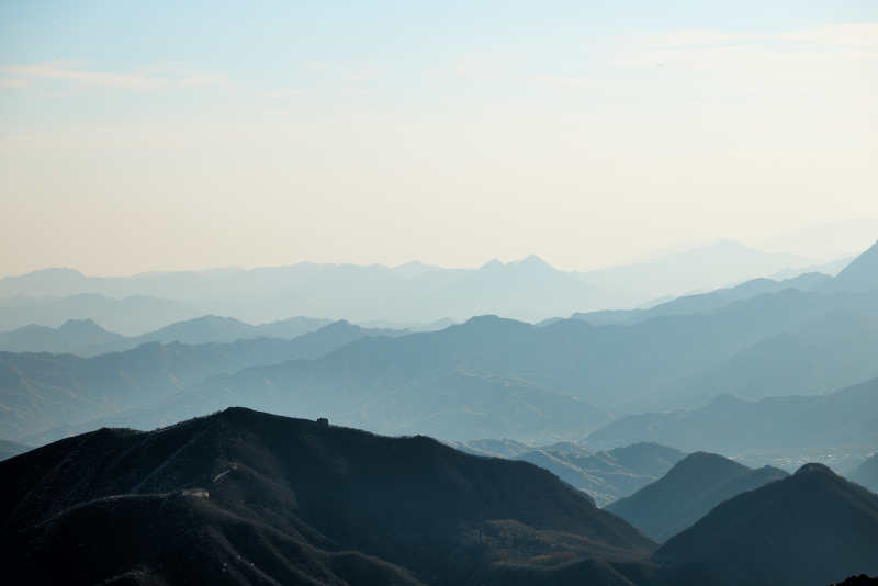 北京延庆区四海镇火焰山主峰风光图片