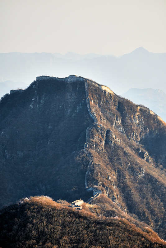 北京市延庆区四海镇火焰山拍摄的万里长城图片