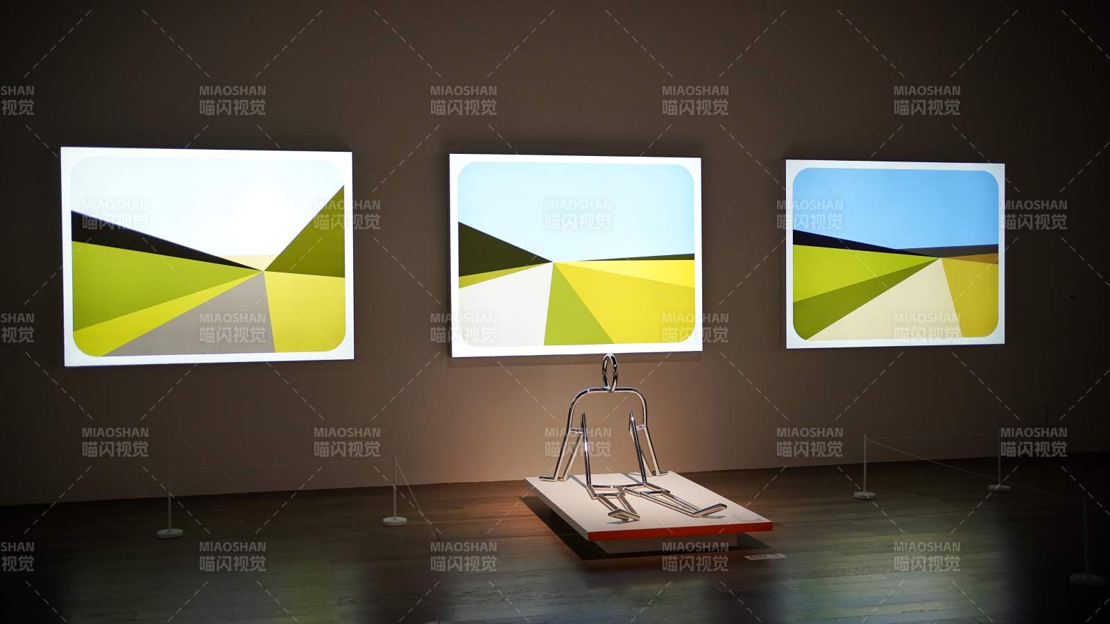 几何光影艺术展图片