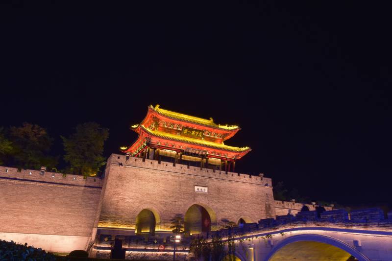 夜映古城楼 灯火耀千秋图片