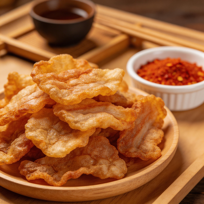 炸酥肉配辣椒蘸料图片