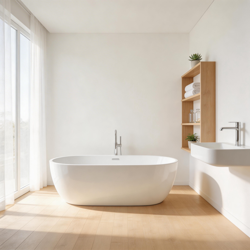 minimalist bathroom 图片