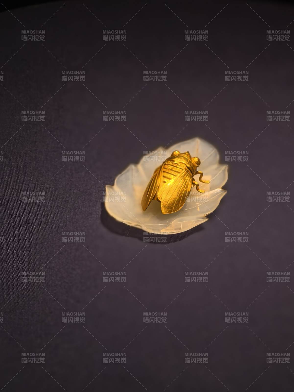 金蝉栖玉叶 华美绝伦图片