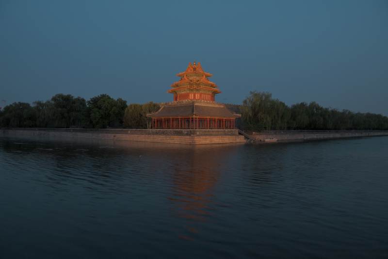 故宫角楼夜色静美图片
